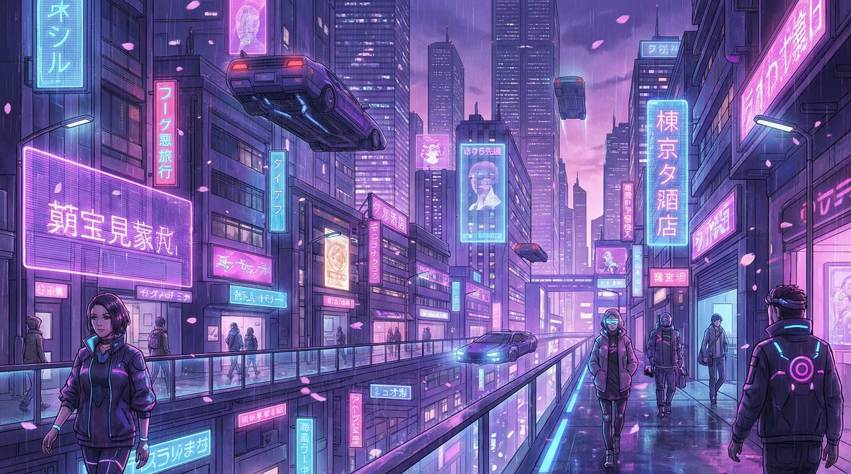 51动漫动漫：赛博朋克城市动漫视频